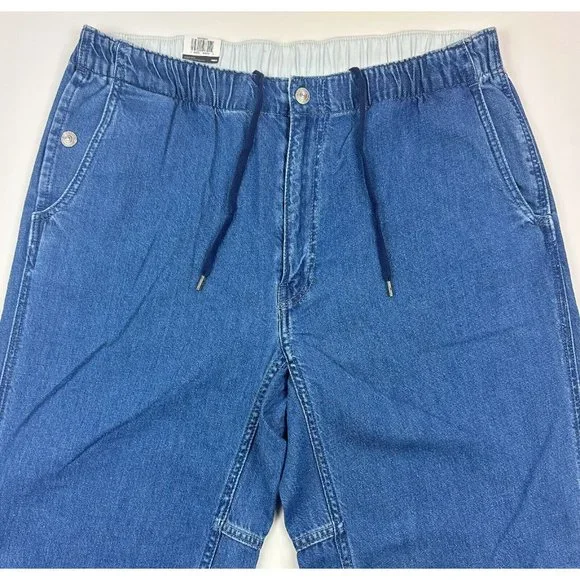 Levi's Premium Stay Loose Boxer Taper Denim Hemp Mens Medium Jeans Chill Tech - Picture 2 of 12